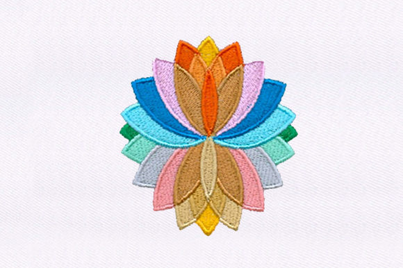 Colorful Flower Embroidery Design Review