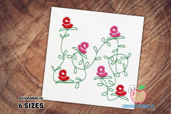 Delicate Roses Flowers Quick Stitch