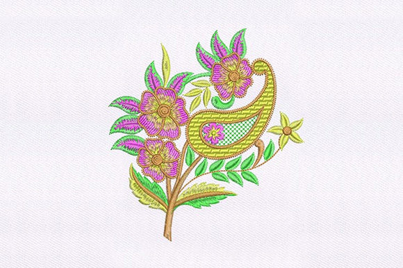 Fuchsia Quilt Flowers Design