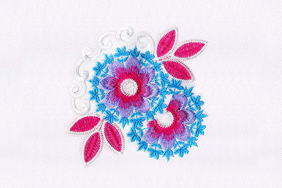 Pink Purple Flowers Design