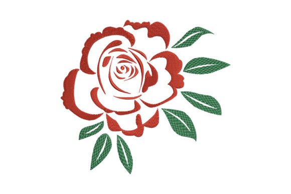 Red Rose Silhouette