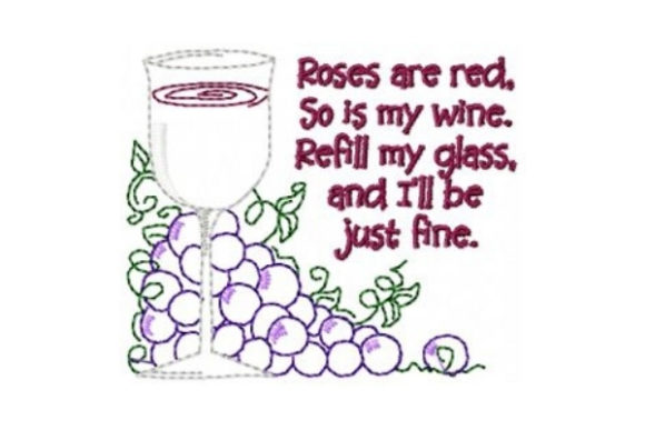 Roses Are Red. So Is My Wine