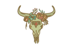 Skull with Flowers: A Boho Embroidery Review